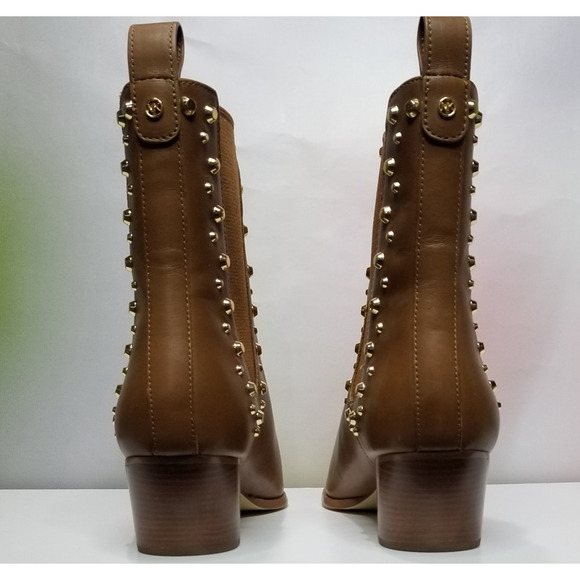 Michael Kors Women's Kinlee Astor Studded Leather Ankle Boot Size 10  NWT - Picture 5 of 9